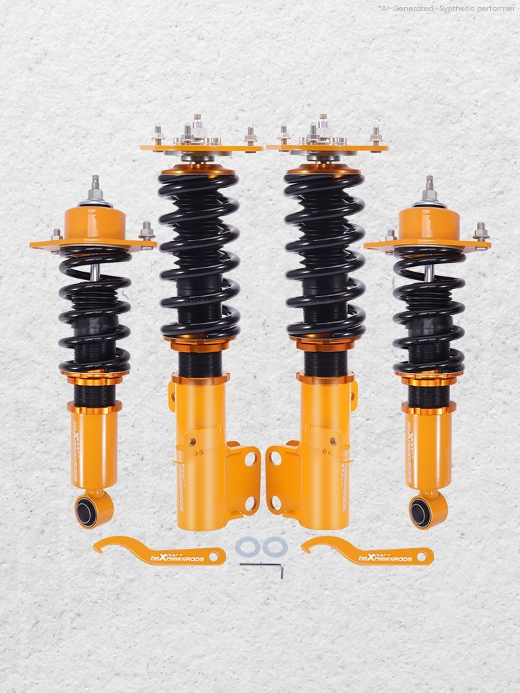 Adjustable Coilovers compatible for Toyota Corolla (E140) AZE141L XRS 2009-2010 Coil Over Spring Shock Absorbers Struts Golden Lowering Kit